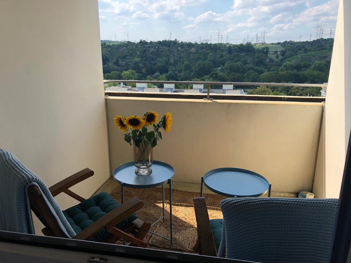 Grosses Appartement Mit Aussichtsbalkon Ludwigsburg Luaran gambar